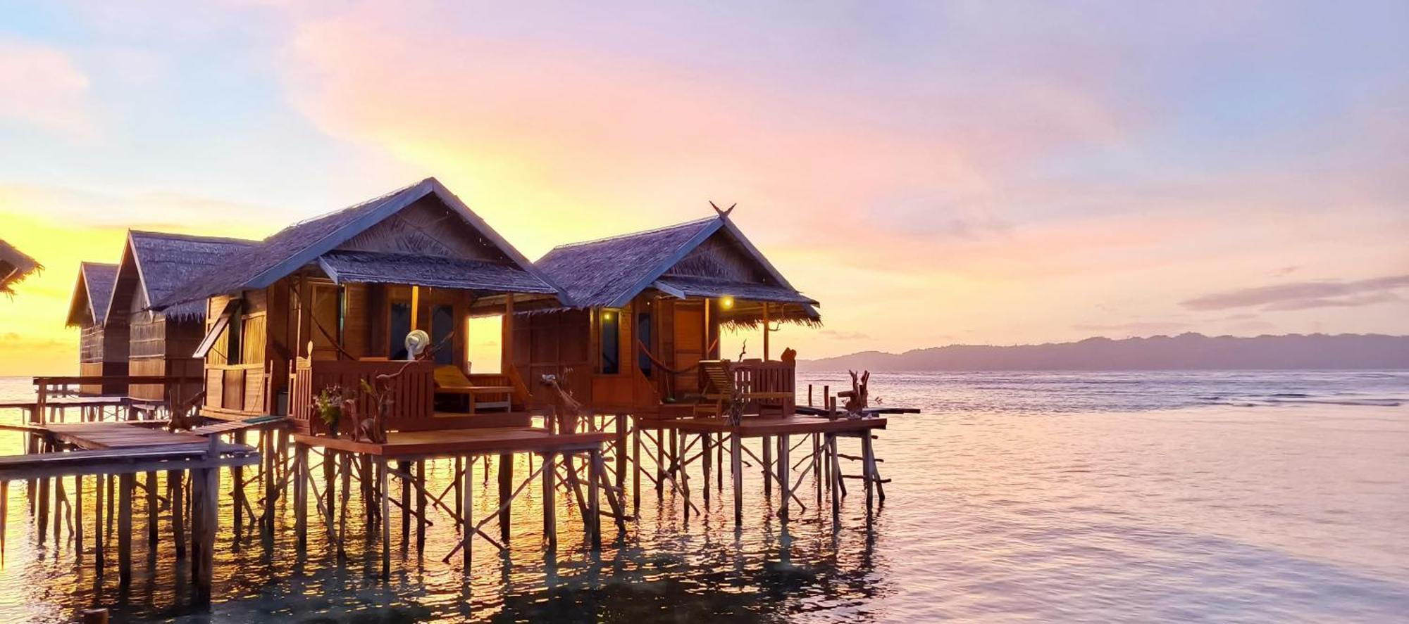 Sunset Homestay Besir Bagian luar foto
